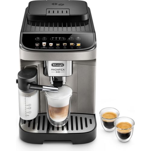 DeLonghi ECAM 290.81.TB Magnifica Evo Milk, Kaffee-Vollautomat, titanium/schwarz