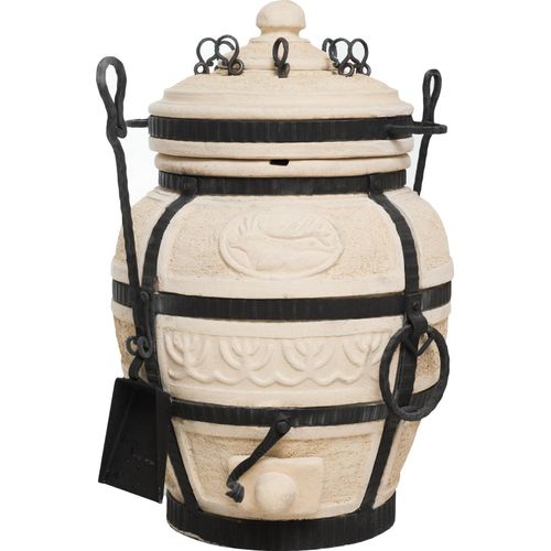 Tandoori Ofen “Jäger” : Jäger mit Klappdeckel ohne Untergestell Tandoor Variante: Jäger mit Klappdeckel ohne Untergestell