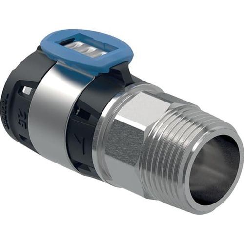 Geberit FlowFit Übergang mit Aussengewinde Edelstahl d32-R1