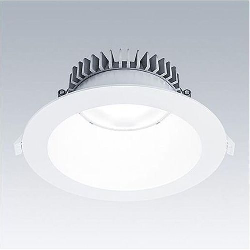 THORN LED-Einbaustrahler 27W 3000-4000K 3473lm Konv 1LED Alu IP44 ws Ø248x100mm