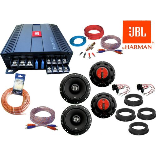 JBL für VW Golf 6 VI bis 2014 Komplett Aktiv Set Lautsprecher Verstärker Kabel