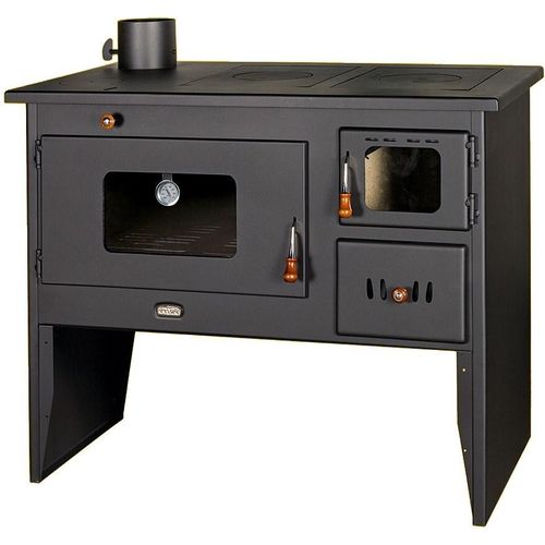 EEK A Küchenofen Holzherd PRITY 2P50 Rohr LINKS mit XL-Backofen – 16kW + BIMSCHV II