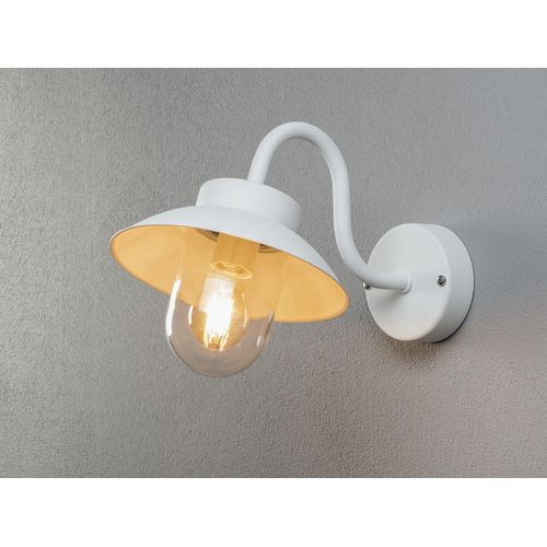 LED Außenwandleuchte Landhausstil, Hausbeleuchtung & Fassadenbeleuchtung, Weiß