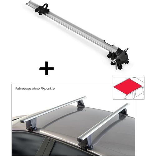 Fahrradträger Bike Pro + Dachträger VDP Delta kompatibel mit für Toyota Verso (5 Türer) 2009-2018