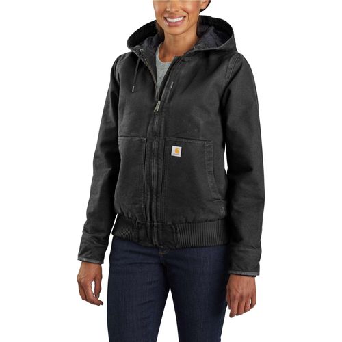 Carhartt Damen Arbeitsjacke washed Schwarz M