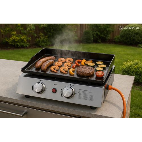 Justus Tischgrill BBQ-Plancha Gasgrill 
