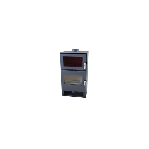 Kochen Kaminofen Holzofen mit Backofen Kamin Verso F 9 kw