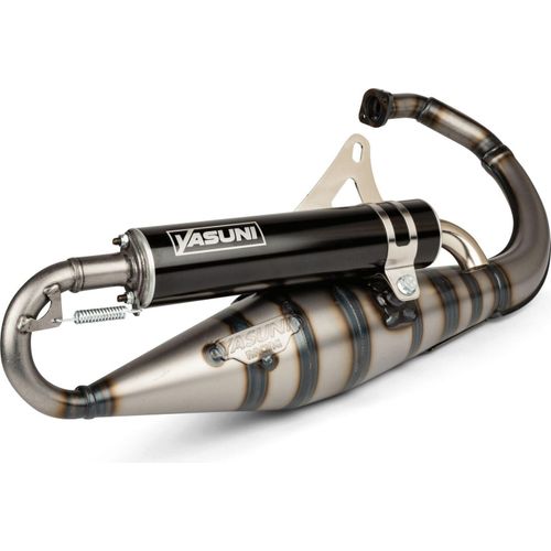 Auspuff Yasuni Carrera 10 schwarz für Minarelli stehend