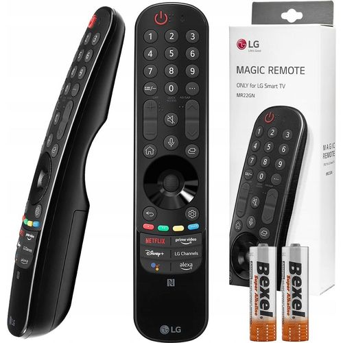 LG MR22GN, Universal, IR Wireless, Tasten drücken/Rad, Schwarz
