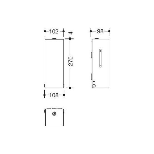 HEWI 900.06.00560 SC SENSORIC Seifen-