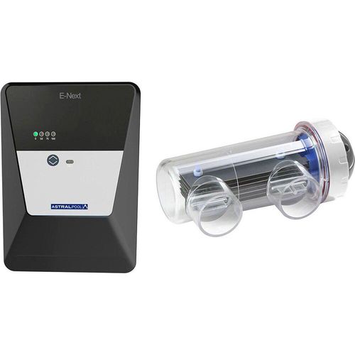 Astralpool E-next Salzwasser-chlorinator-system Bis Zu 50m3 12g/h Durchsichtig 50 m3 Durchsichtig 50 m3