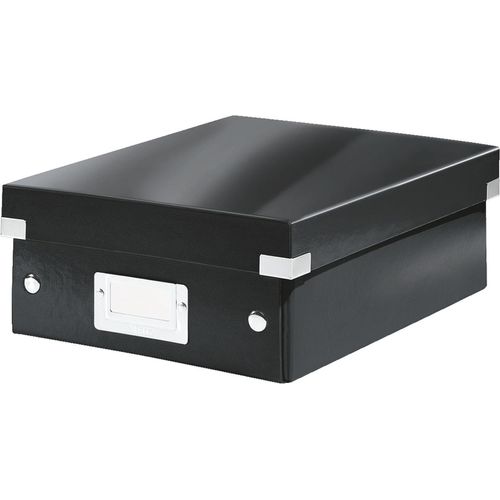 LEITZ Archivbox A5 Wow schwarz Organisationsbox Click und Store WOW klein