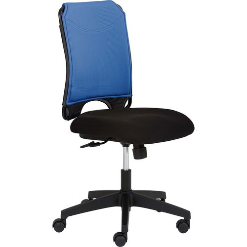 Drehstuhl mySTUDIO, mit Drehkreuz Blau 75047