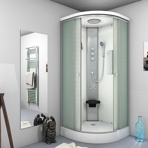 Duschkabine Fertigdusche Dusche Komplettkabine D10-20M1 100x100 cm
