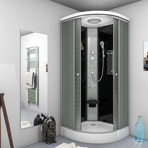 Duschkabine Fertigdusche Dusche Komplettkabine D10-23M0 100x100 cm