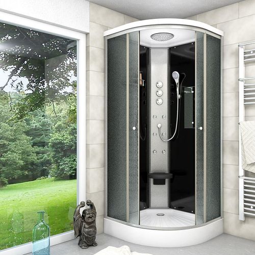 Duschkabine Fertigdusche Dusche Komplettkabine D10-13M1 90x90 cm