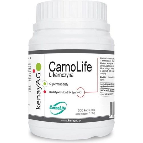 Nahrungsergänzungsmittel Kenay Carnolife L-karnozyna (300 Kapseln) 3707