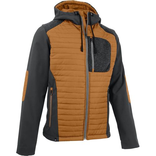 Penia 2XT - Hybridsteppjacke+kap dark yellow/black (4101) 52