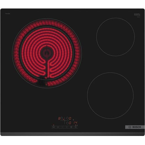 Bosch Pkk631bb8e Glaskeramikkochfeld 60 Cm 3 Brennern Rot Rot One Size