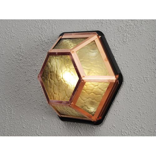 LED Außenwandleuchte Hausbeleuchtung & Fassadenbeleuchtung, Landhausstil Kupfer