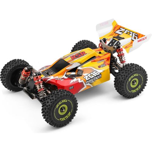 Wltoys 144010 1/14 2.4G 4WD Racing Brushless RC Auto Ferngesteuertes Auto Fahrzeugmodelle 75km/h Schnelle Geschwindigkeit-Orange