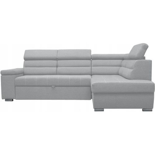 Modernes Ecksofa WILLIAM rechts mit Schlaffunktion (Look 8)