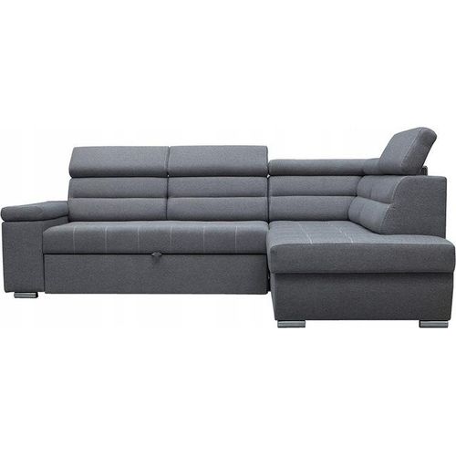 Modernes Ecksofa WILLIAM rechts mit Schlaffunktion (Look 10)
