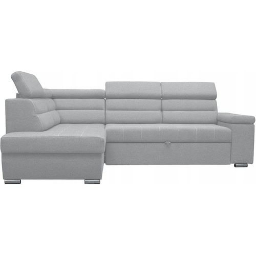 Modernes Ecksofa WILLIAM links mit Schlaffunktion ( Look 8)