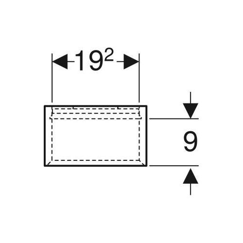 Geberit 502320013 Regal rechteckig