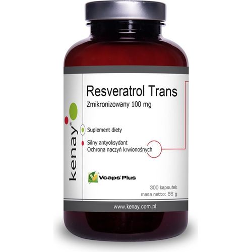 Nahrungsergänzungsmittel Kenay Zmikronizowany Resveratrol 100 Mg (300 Kapseln) 3045