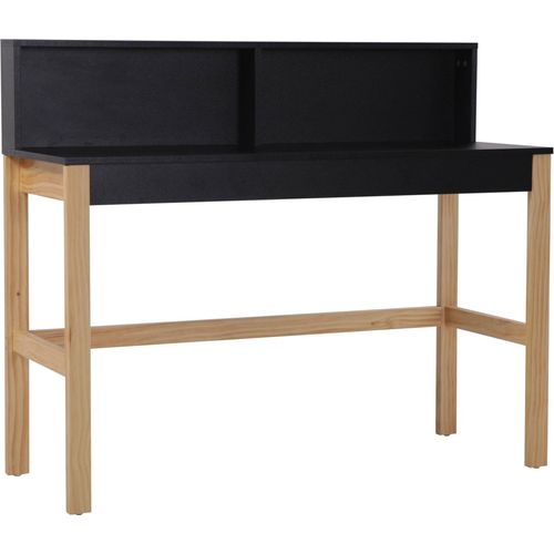 Schreibtisch DERENTAL in schwarz, T45 x B120 x H101 cm