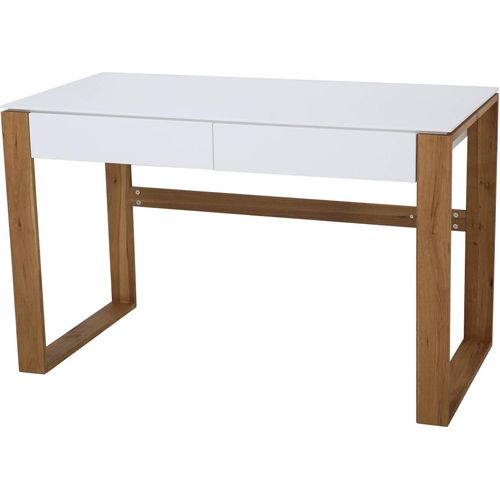 Schreibtisch DATTELN in weiß, T60 x B120 x H75 cm