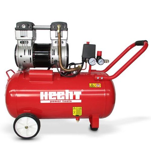 HECHT 2085 Flüster Kompressor | 8bar | 50 Liter | 196l/h | Druckminderer und Schnellkupplung