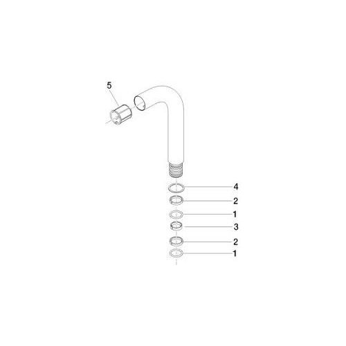 Dornbracht 90282218600-06 Rohr Ersatzteile