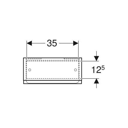 Geberit 501920JK1 Renova Plan Hängeschrank m. 1 Tür