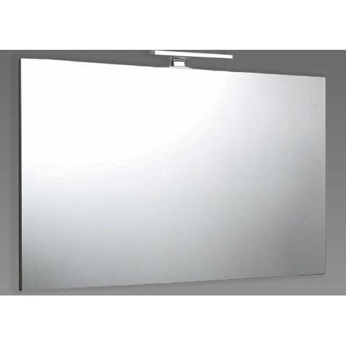 Wandspiegel 120x70 mit verchromter Badleuchte