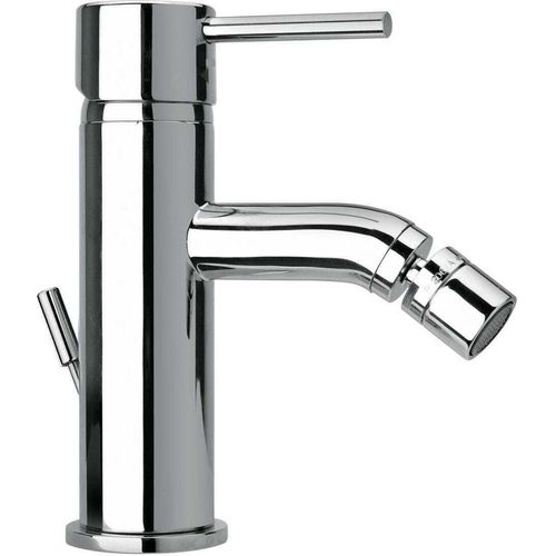 Chrom-Bidet-Mischer mit schlankem Hebel in Chrom-Messing | Salice