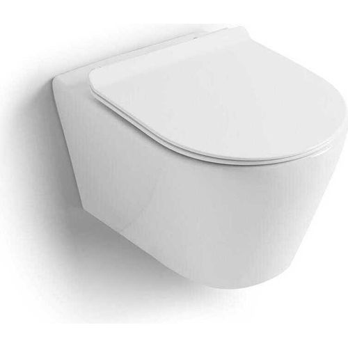 Wand WC, spülrandlos mit Wc- Sitz | Blues