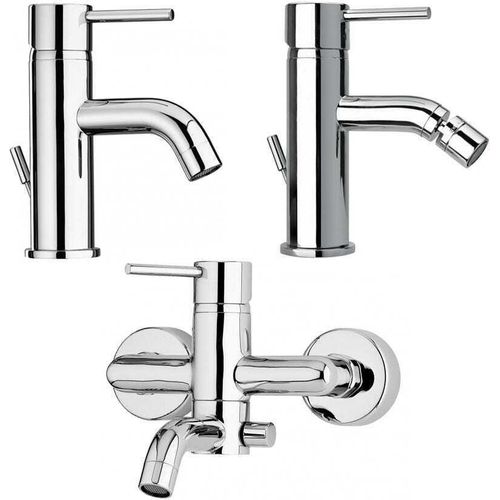 Set Armaturen für Waschbecken, Bidet, Badewannengruppe | Salice