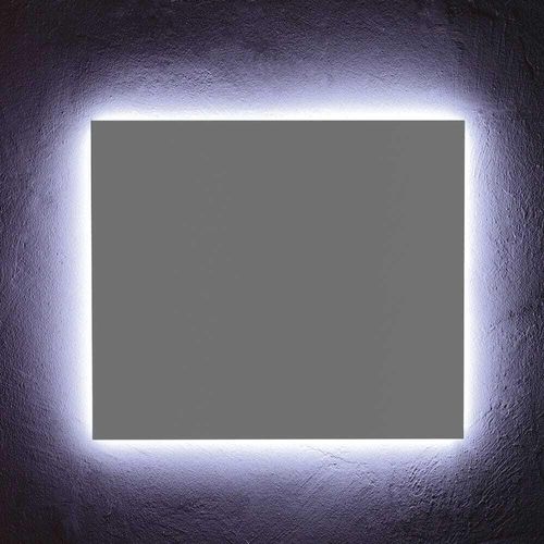 Spiegel Badezimmermöbel Reversibel 70x60 mit LED-Beleuchtung