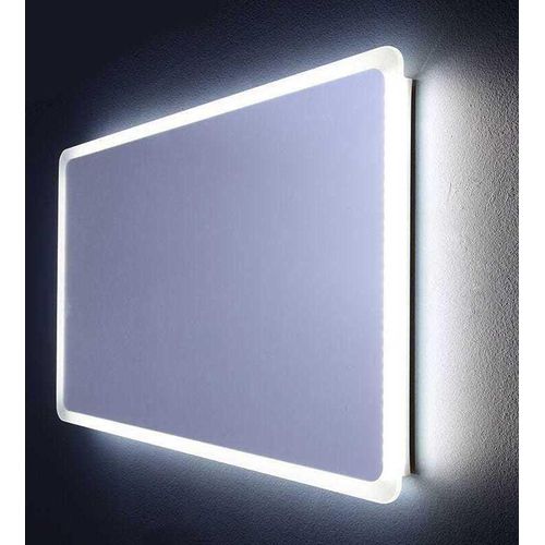 LED Badspiegel 60 x 120cm mit abgerundeten Kanten