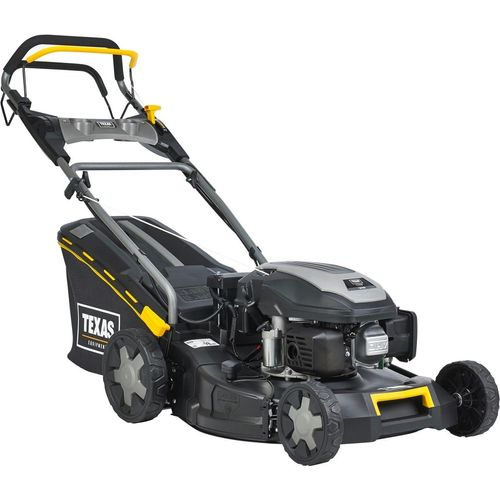 TEXAS XT 510 TR/WE Benzinrasenmäher Rasenmäher (4-Takt, 51 cm Arbeitsbreite, 7-fach Schnitthöhenverstellung, Mulchfunktion, Elektrostart , Radantrieb)