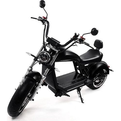 Elektroroller “HL 6.0”, 45 km/h, 45 Ah, 3000 Watt, 100 km Reichweite, Straßenzulassung, Lithium-Akku, Elektro Roller, E-Roller mit Sitz, 50 ccm, Elektro Motorroller, Schwarz
