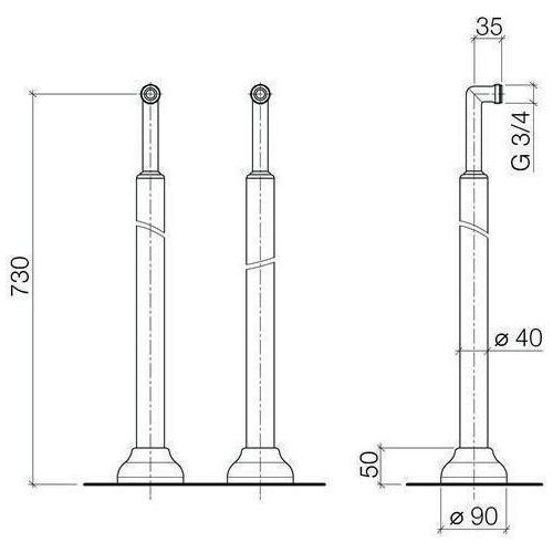 Dornbracht 12943360-00 Anschluss Ersatzteile