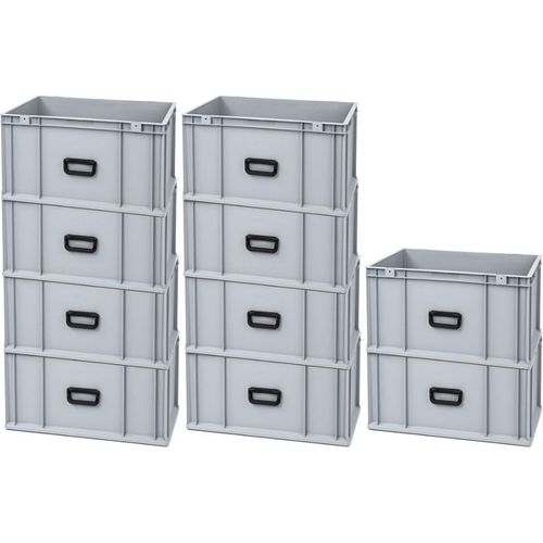 SparSet 10x Eurobox NextGen Portable Uno | HxBxT 32x40x60cm | 65 Liter | Eurobehälter, Transportbox, Transportbehälter, Stapelbehälter