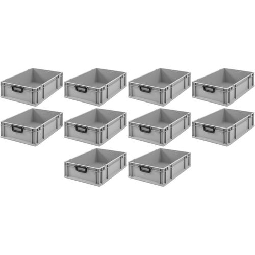 SparSet 10x Eurobox NextGen Portable Duo | HxBxT 17x40x60cm | 34 Liter | Eurobehälter, Transportbox, Transportbehälter, Stapelbehälter