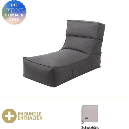 Blomus Outdoor-Lounger -STAY- inkl. GRATIS Schutzhülle Coal