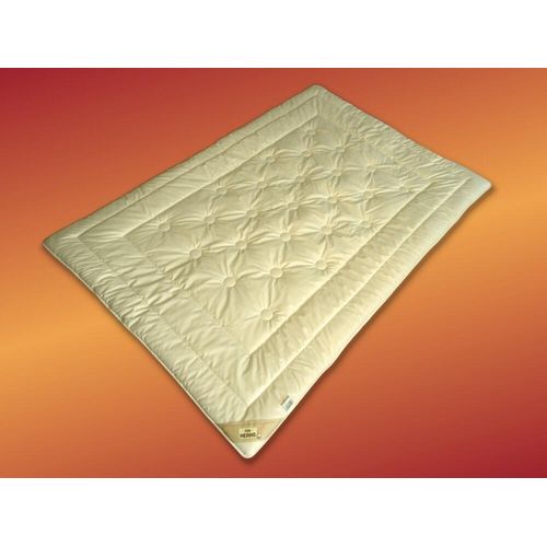 Bettdecke Merinowolle 200x220 Bio Steppbett Ganzjahres Bettdecke Natur