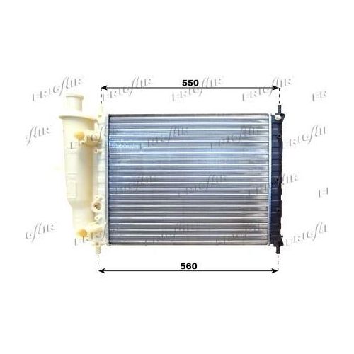 Kühler Motorkühlung Frigair 01043124 für Alfarome/fiat/lanci