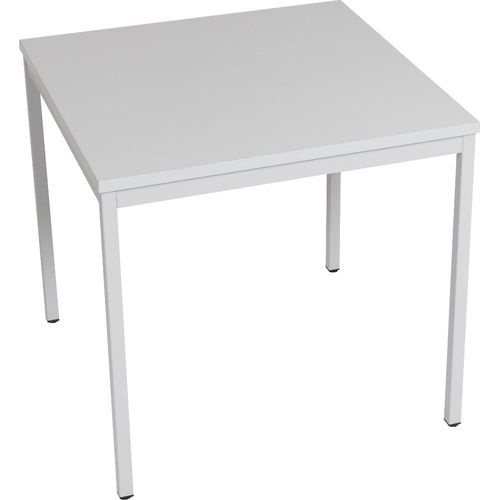 Mehrzwecktisch 80 x 80 cm grau